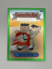 2022 Garbage Pail Kids Chrome 4 NO WAY JOSE #166b Green Parallel /299 Topps GPK