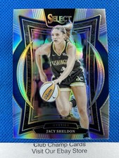 2025 #73 Jacy Sheldon Panini Select WNBA Concourse Silver Prizm Mystics