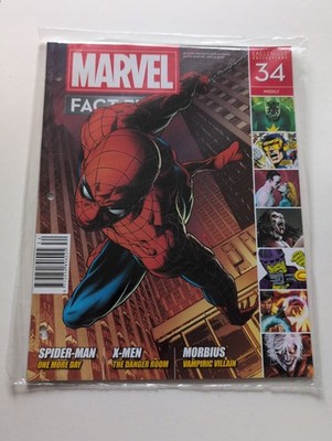 Marvel Fact Files Issue 34 Spider-Man Eaglemoss Marvel Comics Magazine Sealed