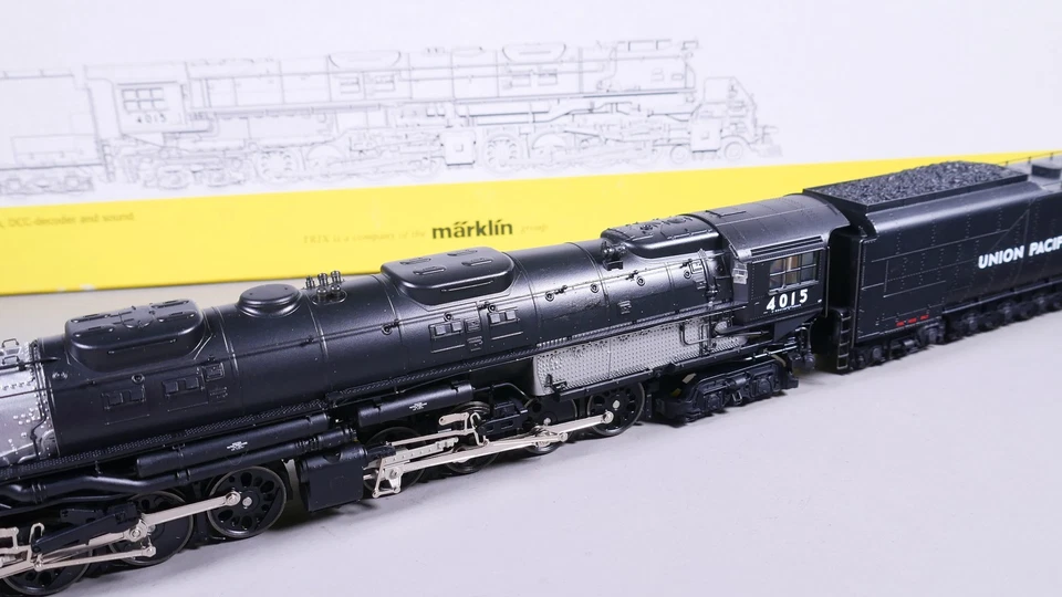 H0 DC Trix 22599 Dampflok Class 4000 "Big Boy" U.P. DCC Sound in OVP #FB_901 - Bild 3 von 4