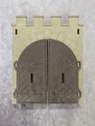Vintage Playmobil Geobra Castle Arched Stone Double Door Replacement 3666