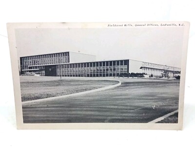 Fieldcrest Mills General Offices Leaksville North Carolina USA Vintage Postkarte 