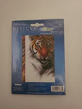 Tiger Counted Cross Stitch Kit ~ Janlynn Designs For The Needle 013-0333 5 x 7