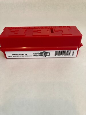 LEE 90619 38 ACP, 38 S&W CARBIDE FULL LENGTH SIZING DIE (SHIPS WITHIN 1 BUS DAY)
