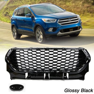 Auto Kühlergrill Grill für Ford Escape Kuga 2017 2018 2019 Frontgrill Stoßstange