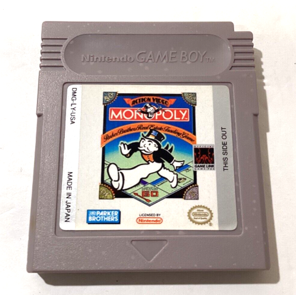 Nintendo Game Boy Game Only Monopoly With Case