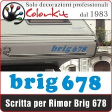 Adesivo Brig 678 per camper RIMOR  - Replica by Colorkit 001563