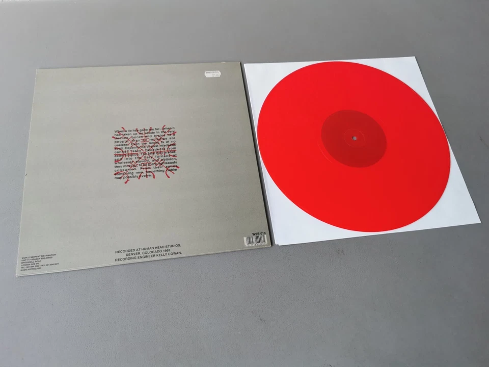 BOYD RICE lim. red Vinyl  Mispress edition 12" Ragnarok Rune (1992 WS UK) - Image 2 of 2