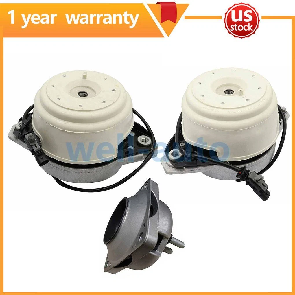 Left & Right Engine Mount +Transmission Mount For Benz W166 GL 450 