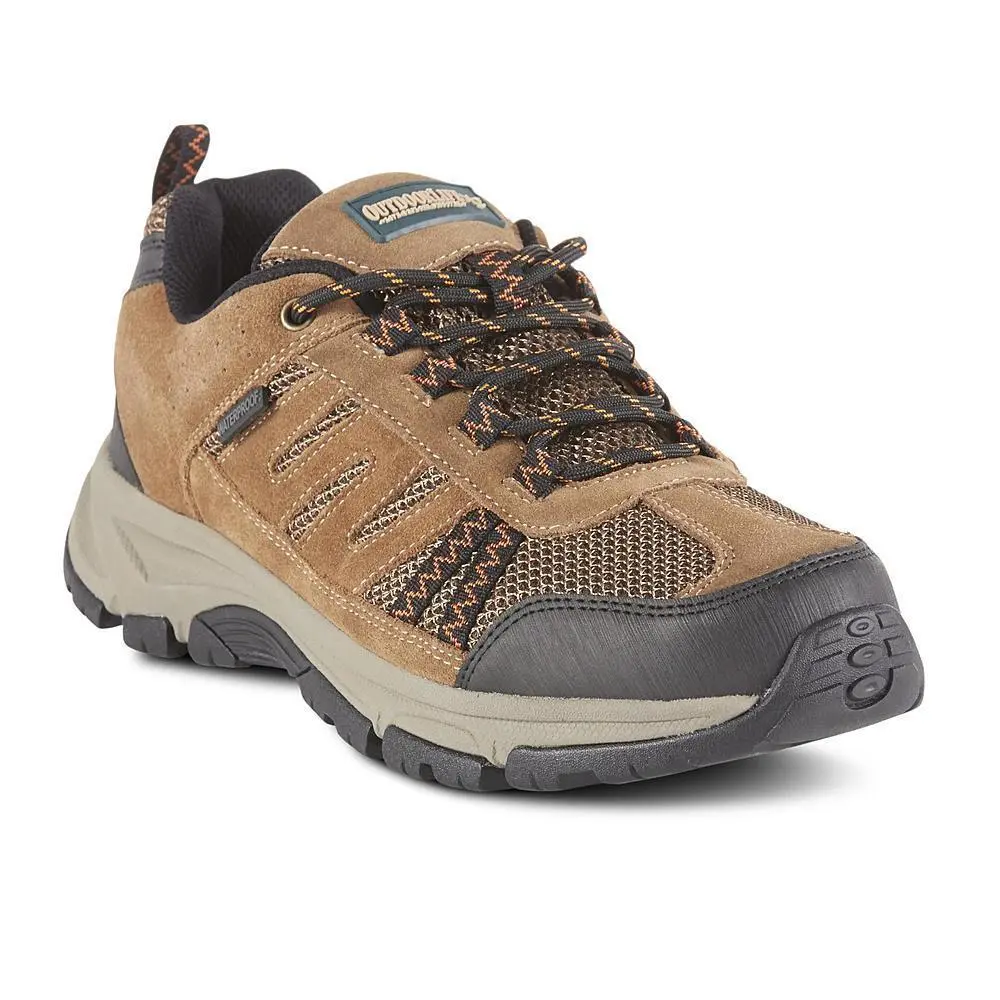 Som Mekaniker Hyret Outdoor Life Men&#039;s Hudson Hiking Shoe Tan foam lightweight suede trail  hiker | eBay