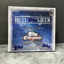 2023 Topps Chrome Sapphire Edition Star Wars Return Of The Jedi Sealed Hobby Box