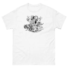 Big Daddy Ed Roth Mr Gasser Rat Fink Vintage Gildan T-Shirt