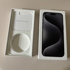 Apple A2849 iPhone 15 Pro Max Black Titanium 256GB - Empty Box ONLY