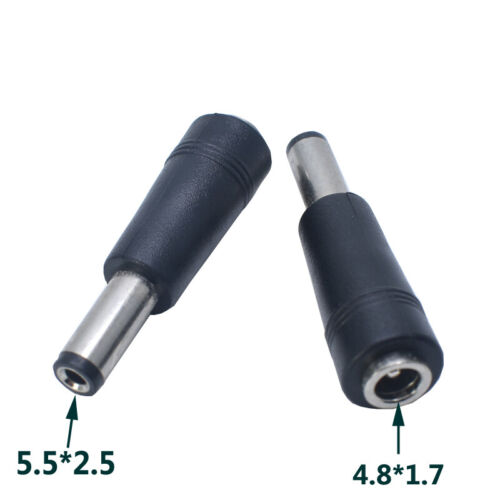 5,5x2,5mm Stecker auf 4,8x1,7mm Buchse DC Netzstecker Adapter Laptop Stecker - Bild 2 von 3