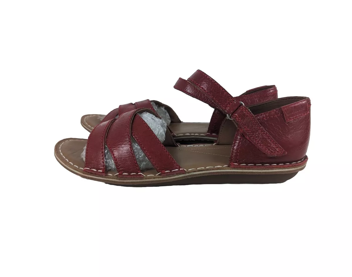 Clarks Tustin Sahara Strap Sandals Red Size 7 Women s