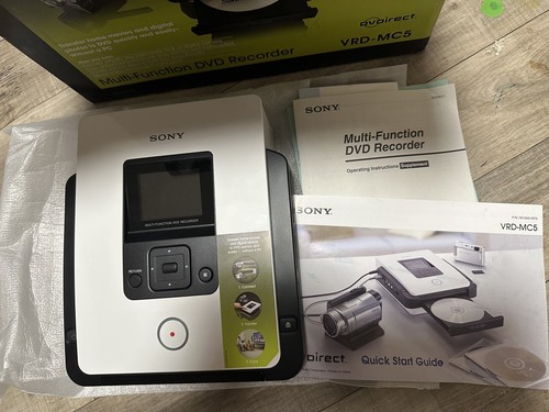 DVD Recorder SONY VRD-MC5 New in Open Box Power Cord Tested Works DVD-R - Bild 5 von 8