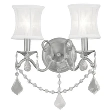 Livex Lighting Newcastle Wall Sconce in Brushed Nickel - 6302-91