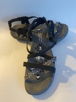 skechers women's reggae misty morning sandal