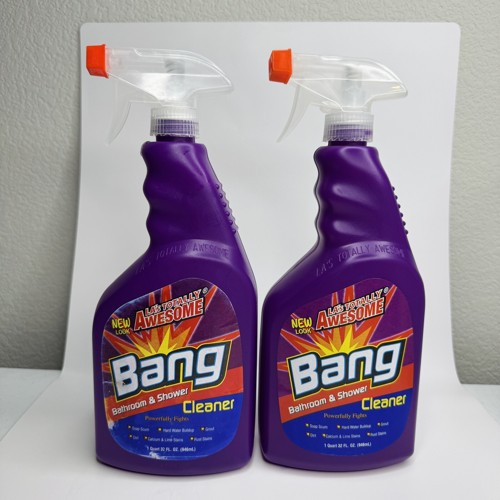 LA's 2Pack Totally Awesome Bang Bathroom & Shower Spray  Dirt Cleaner 32 Oz