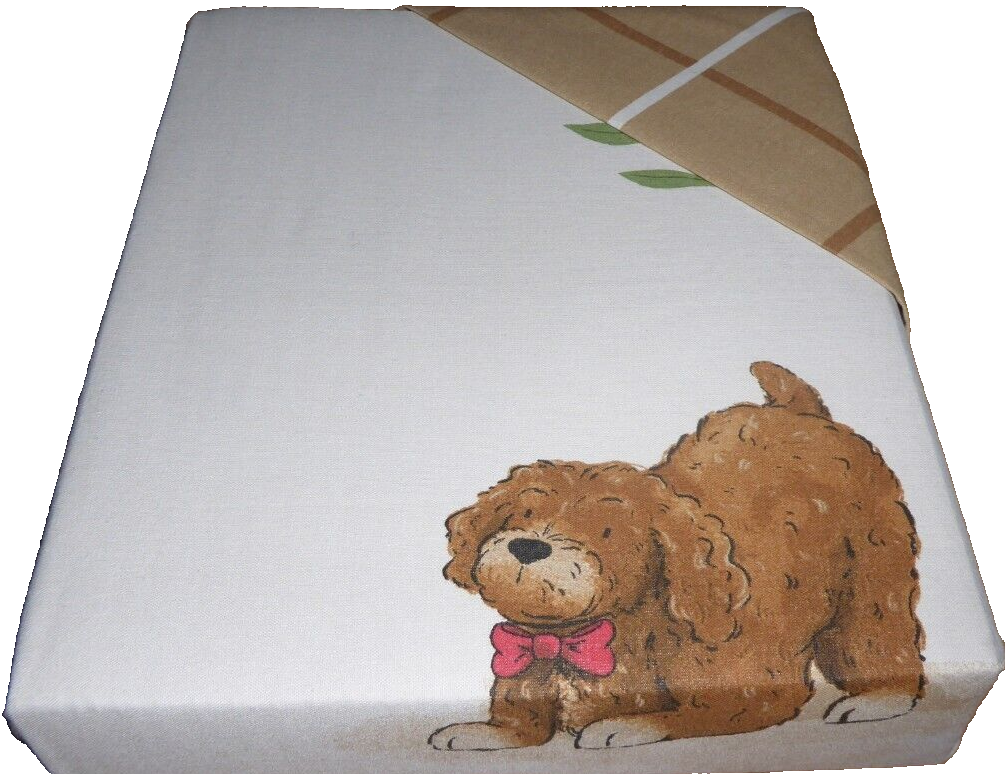 CURTIS THE CAVAPOO DOG DUVET COVER SET SIZE SINGLE BEDDING