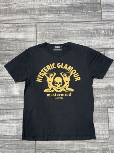 Hysteric Glamor Mastermind T-Shirt Print Short Sleeve Size M Black - 第 1/11 張圖片