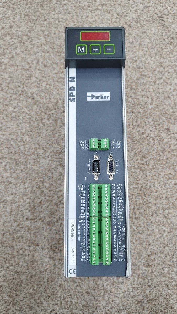 ✓ Parker Hannifin SPD16NS/K005 SINGLE-AXIS SERVO DRIVE 16A ✓ Parker Hannifin SPD16NS/K005 SINGLE-AXIS SERVO DRIVE 16A