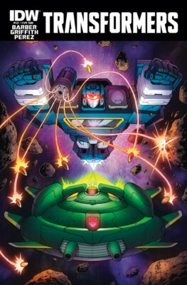 Transformers Robots In Disguise #43 (NM) `15 Barber/ Griffith  (Sub Cover)