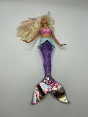 Barbie Dreamtopia Sparkle Lights Mermaid Blonde Light Up Underwater Kids  Toy