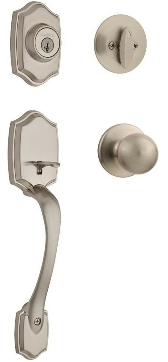 2-Packs* Kwikset Belleview X Polo Knob SmartKey Deadbolt Satin