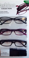 CLASSICS COLLECTION 1.25 MAGNIFICATION LIGHTWEIGHT FRAMES, BLACK/PURPLE NEW