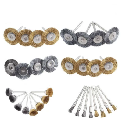 MARKENLOS Juego de 32 pulidores de doble rueda para kit de accesorios de broca de herramienta giratoria Dremel