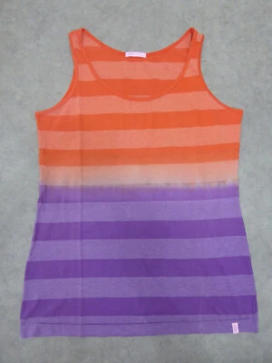 Débardeur rayé orange/violet EDC16 (Esprit) - M = L français - Photo 1/4