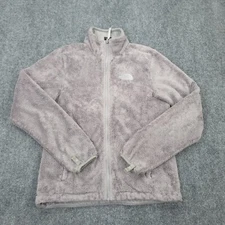 The North Face Jacket Womens Small Grey Osito Pile Fleece Full Zip Outdoors Ski