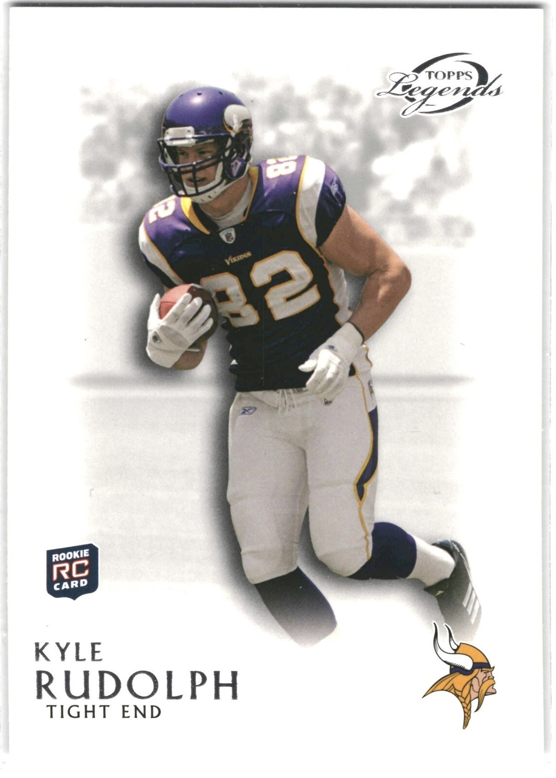 Kyle Rudolph Rookie Card 2011 Topps Legends Kyle Rudolph Rookie Minnesota Vikings #117 | eBay