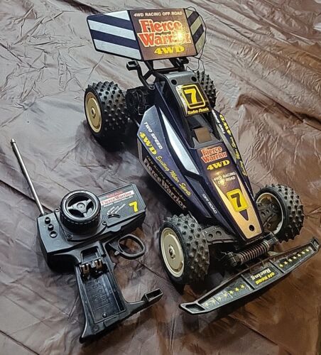Fierce Warrior 4-Wheel Drive Buggy RC Car Vintage Radio Shack Needs Wire Fixed - Picture 1 of 9
