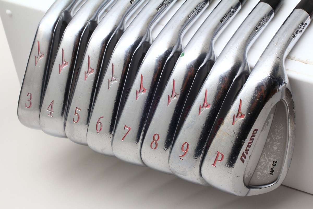 ミズノ　MP62 3〜Ｐ 8本組 8Pcs MIZUNO MP-62 Iron set 3-4-5-6-7-8-9-PW Stiff Flex DG
