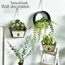 Wandbehang Blumentopf Pflanze Blume Körbe Creative Heim Garten Deko