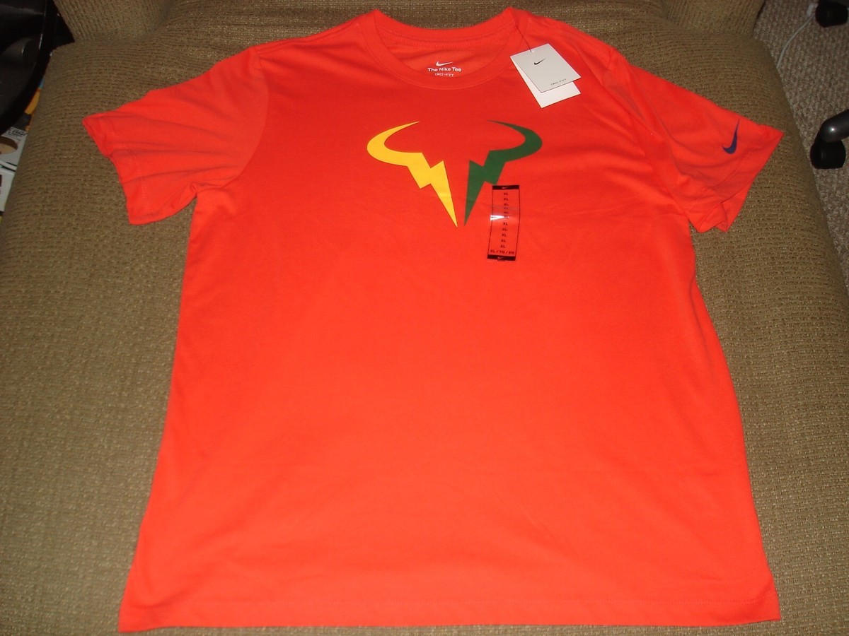 NWT Nike Court Nadal Rafa Bull Dri-Fit Tennis T-Shirt DJ2582-673