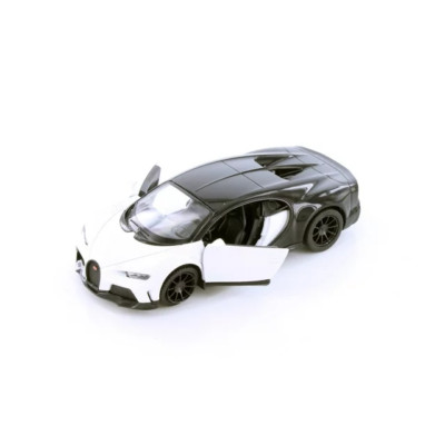5'' Kinsmart 1/38 Scale Bugatti Chiron Supersport Diecast Toy Car White 5423D