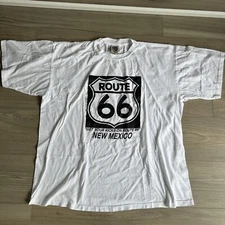 Vintage 1980s Route 66 Men's Size XXL Shirt Made USA Eagle Products Single Stch
