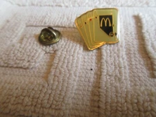 Poker , Pin , 4 Aces  , Vintage , Collectible , 3/4"X1/2" , Poker Cards Pin