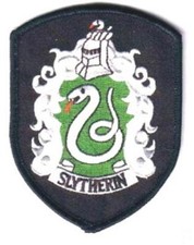 Harry Potter Naszywka Haftowana Slytherin Herb Slytherin Szkolna Naszywka