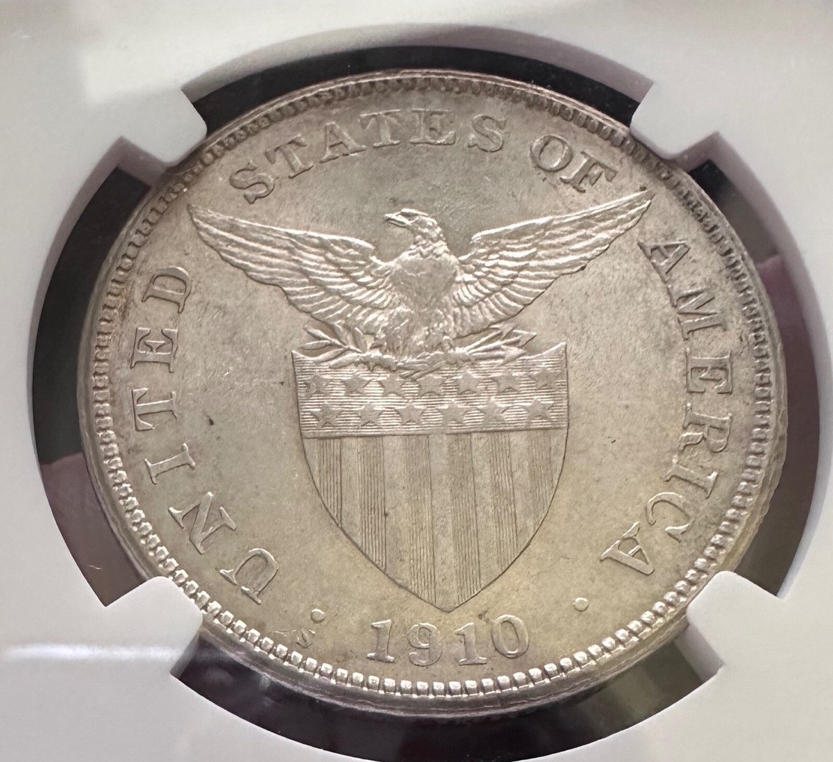 1910s US-Philippines 1 Peso Silver Coin NGC MS60 | eBay
