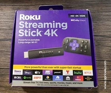 Roku Streaming Stick 4K/HDR/Dolby Roku Voice Remote and TV Controls