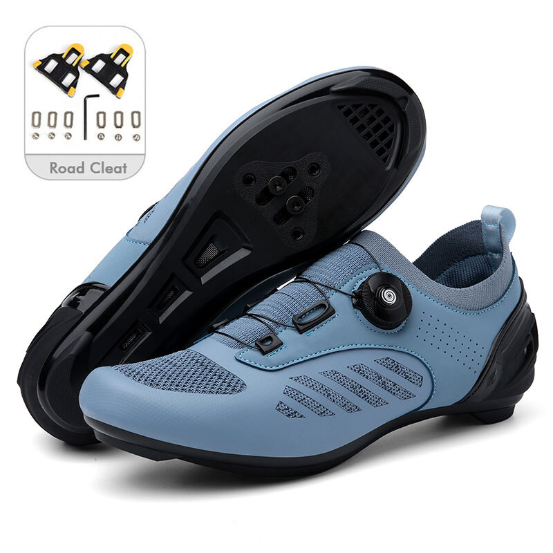Fashion Road Bike Shoes Men's Breathable Cycling Shoes Road Cycling Sneakers 