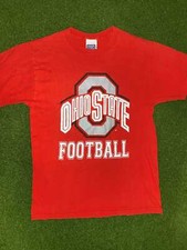 90s Ohio State Buckeyes - Big Logo - Vintage College Football Tee Shirt Medium 