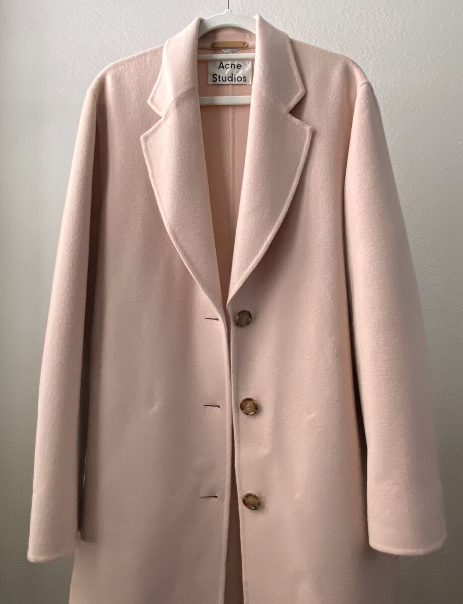 ACNE STUDIOS COAT LANDI DOUBLE WOOL CASHMERE COAT PASTEL ACNE STUDIOS COAT LANDI DOUBLE WOOL CASHMERE COAT PASTEL