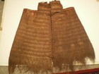  NATIVE HAWAIIAN islands or Asian raincape and skirt c1890 antique SOUTH SEAS — photo 5