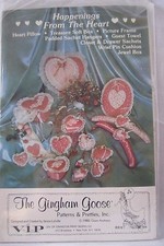 Happenings From the Heart Pillow Box Frame Sachet Hangers et Fabric Pattern ONLY