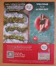 Align Probiotic "Welcome to an Align Gut" 2023 Print Advertisement
